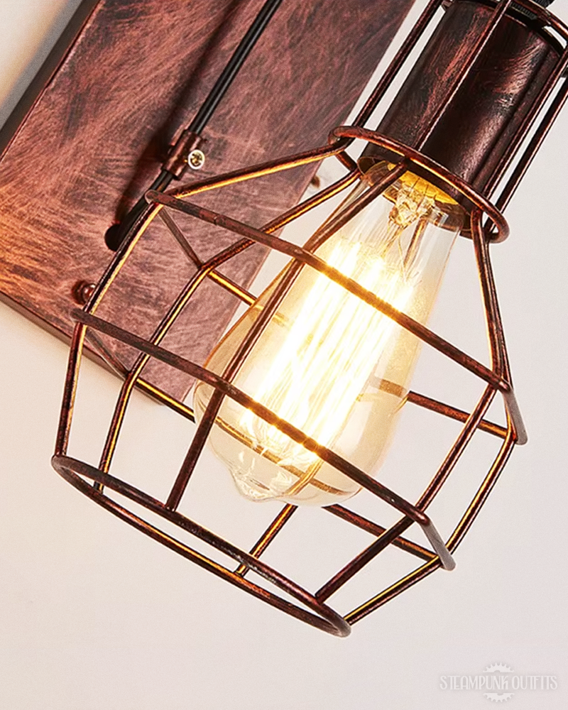 Industrial Pulley Wall Sconce