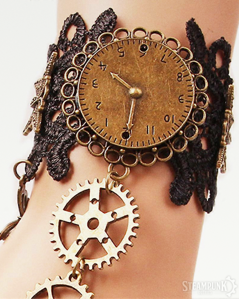Lace Steampunk Gloves