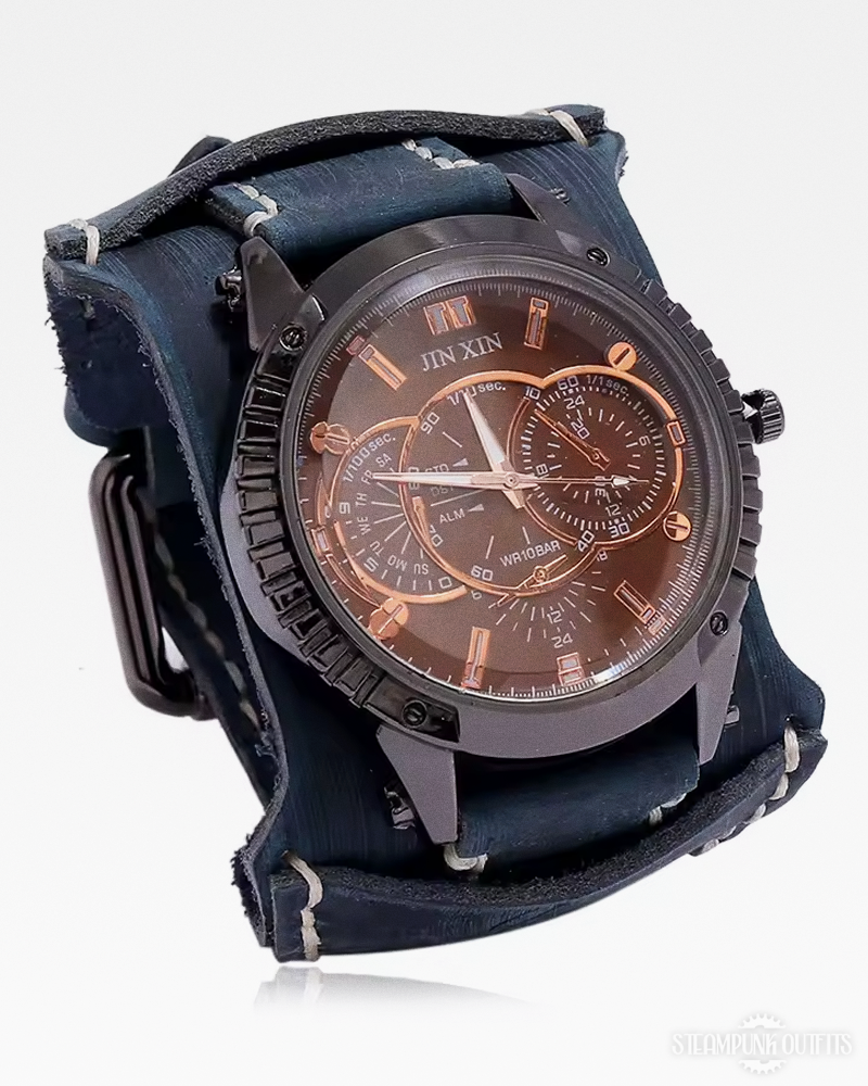 Leather Cuff Watch