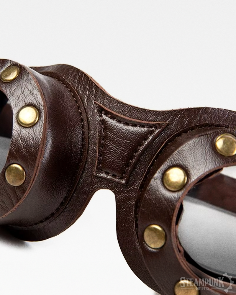 Leather Steampunk Goggles