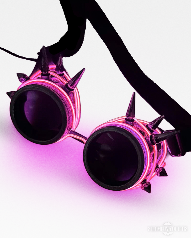 LED Steampunk Goggles