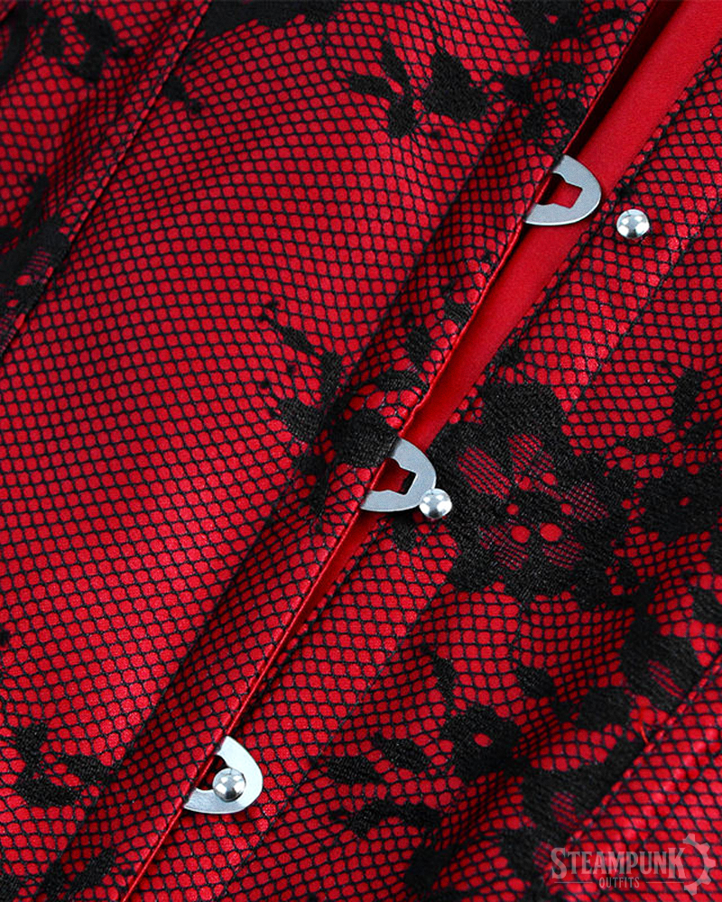 Long Sleeve Steampunk Corset Top