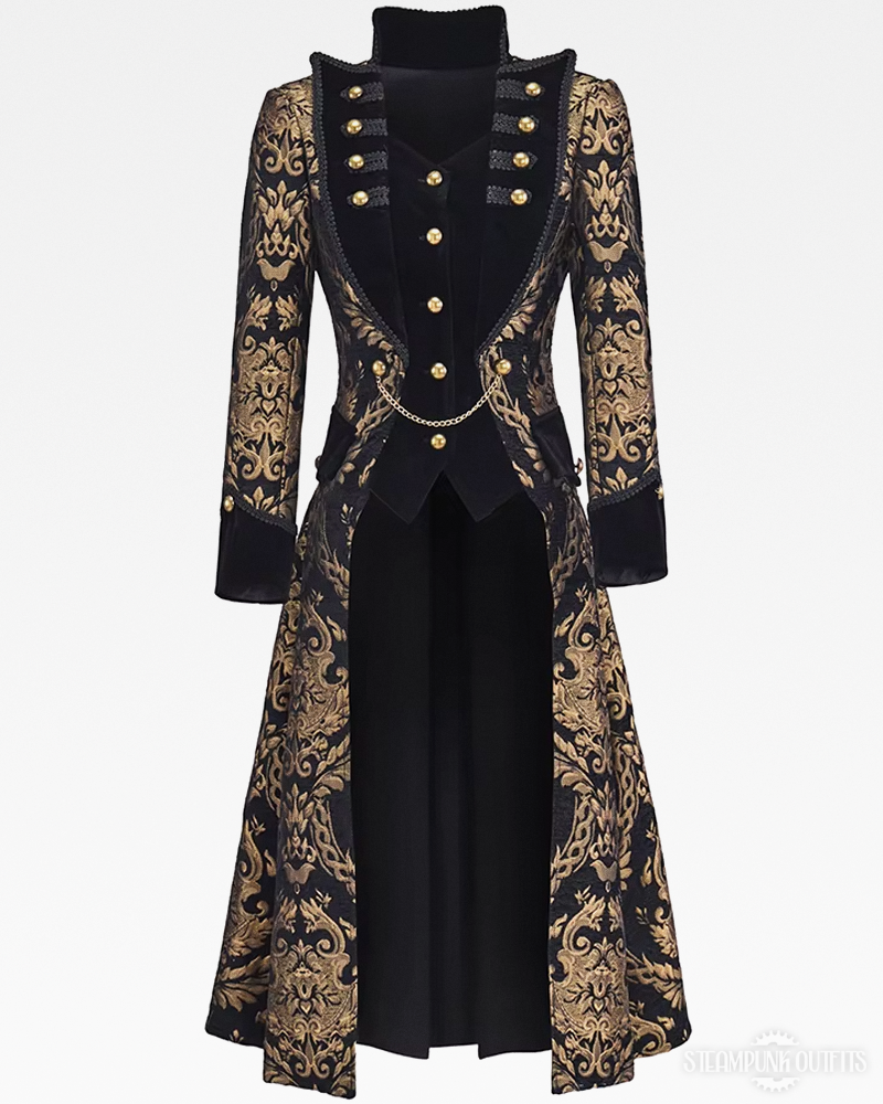 Long Steampunk Coat Womens