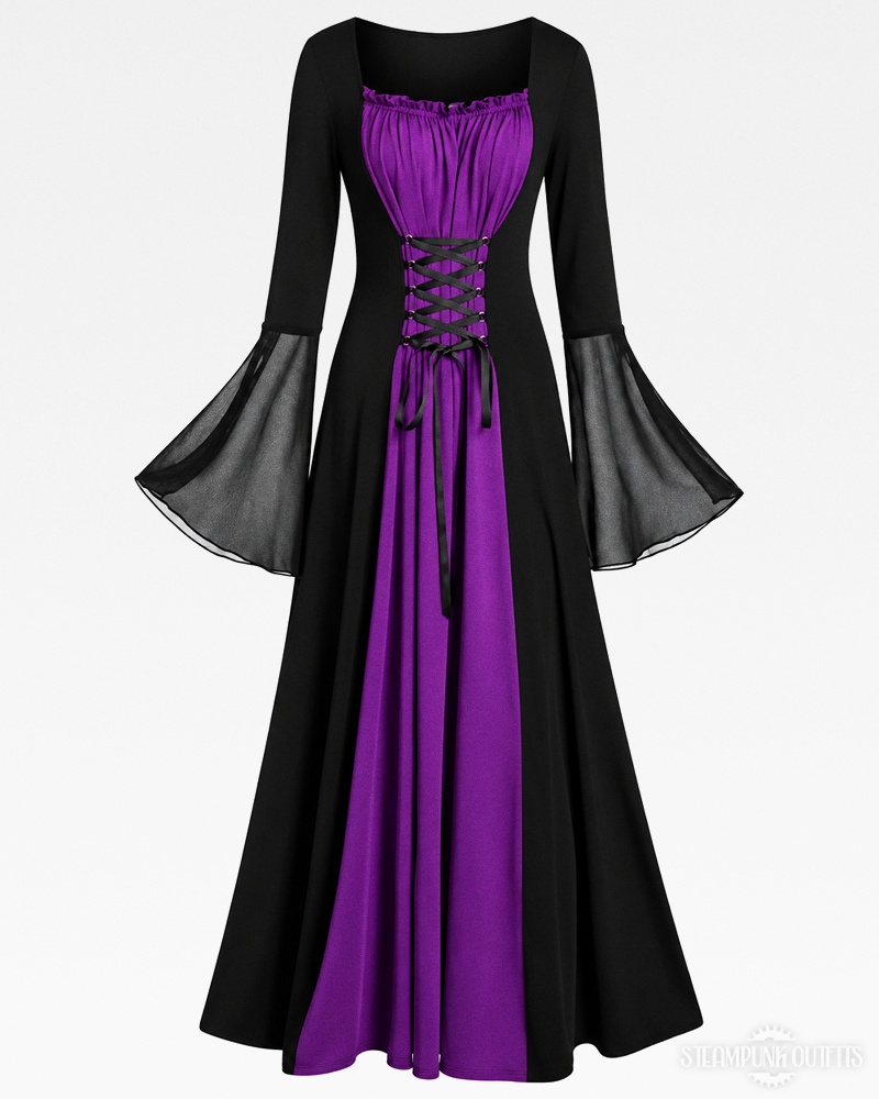 Medieval Bell Sleeve Dress