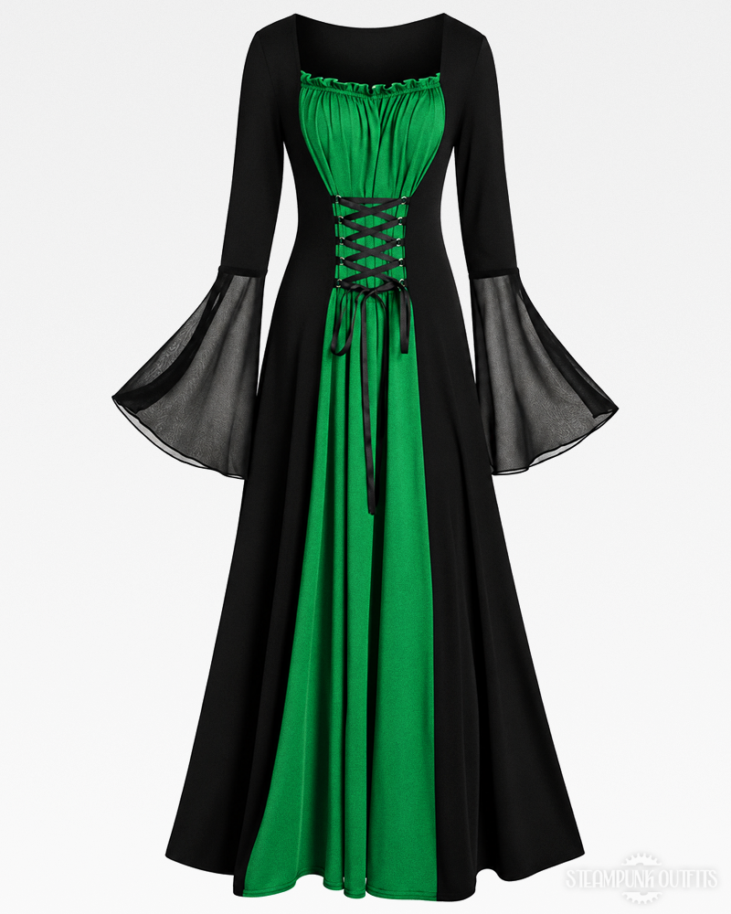 Medieval Bell Sleeve Dress