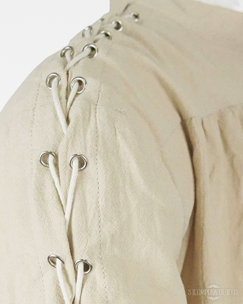Medieval Lace Up Shirt