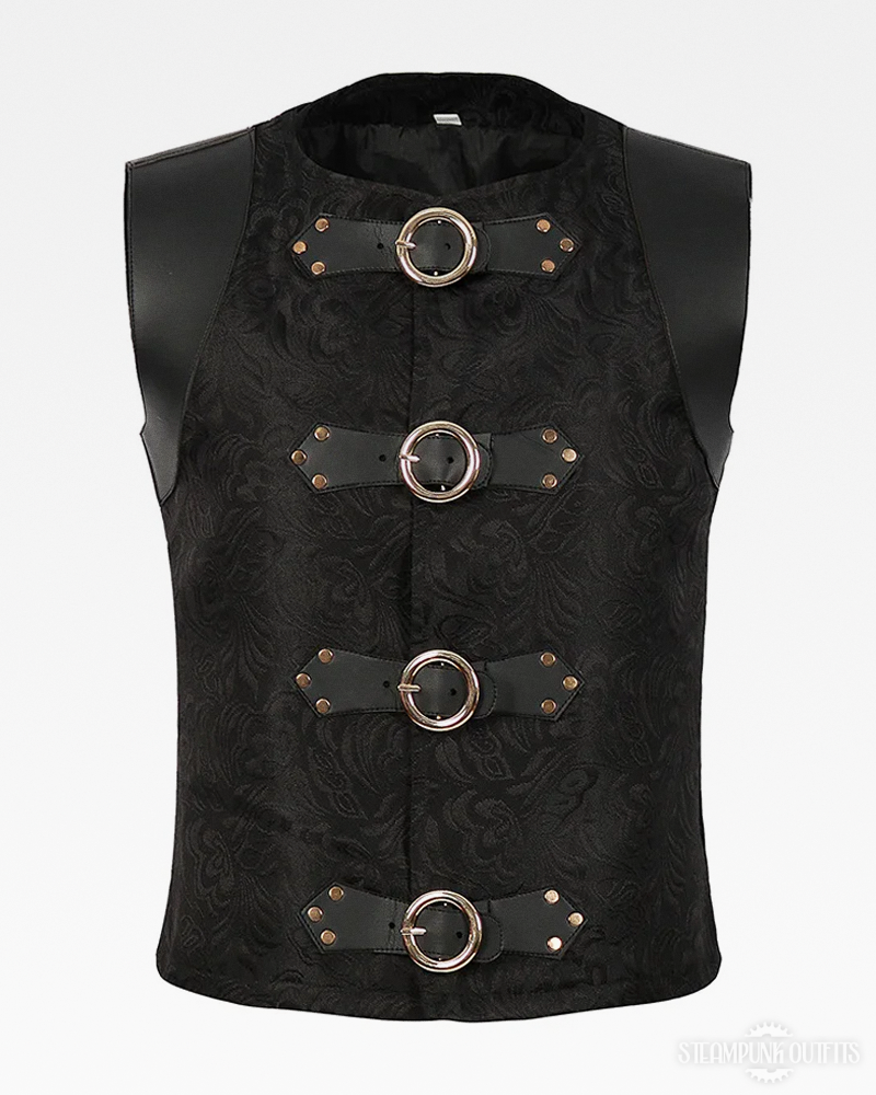 Mens Steampunk Gothic Vest