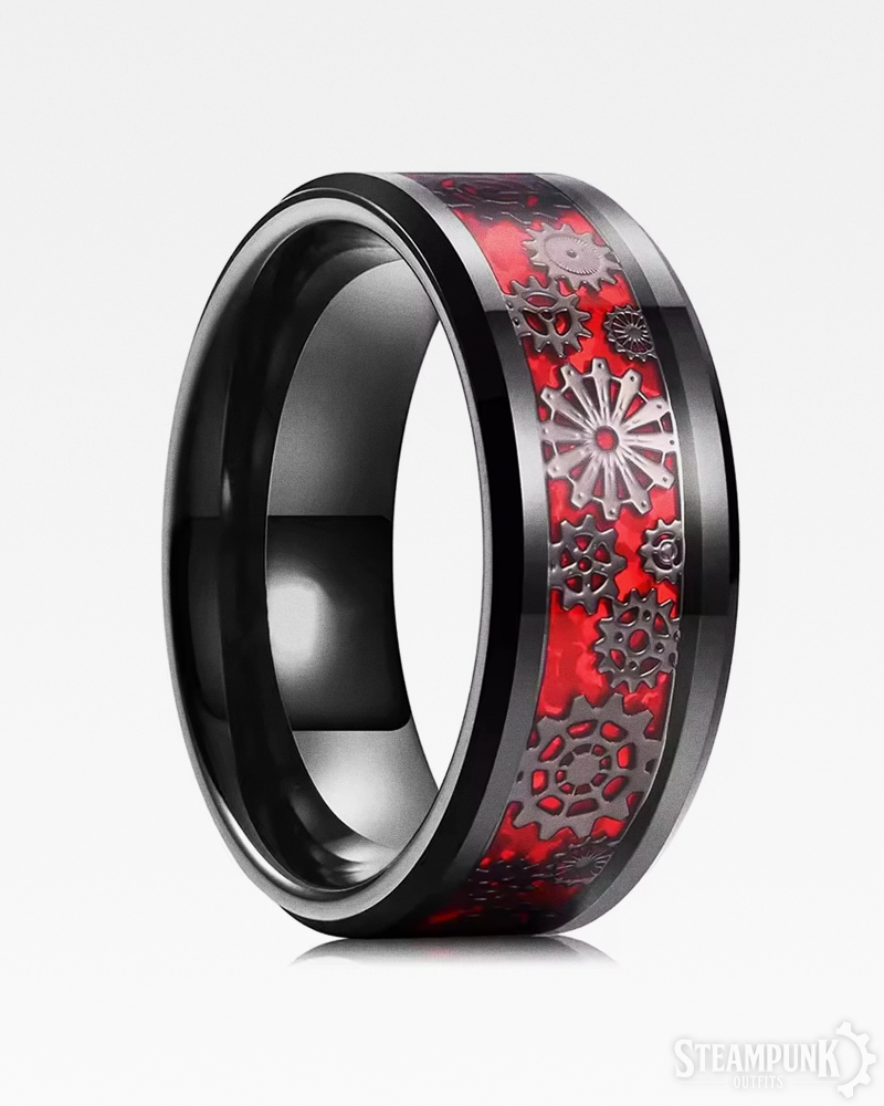 Mens Steampunk Ring