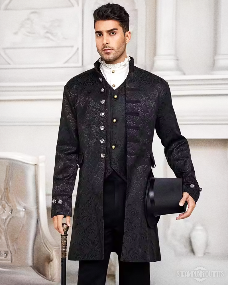 Mens Steampunk Victorian Coat