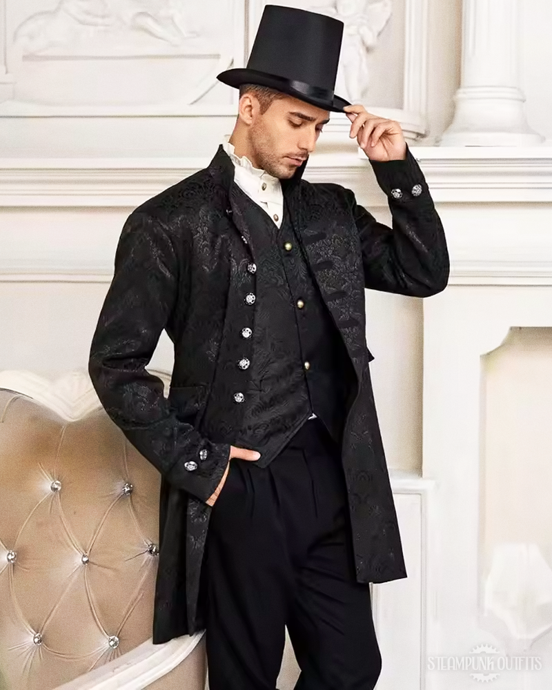Mens Steampunk Victorian Coat
