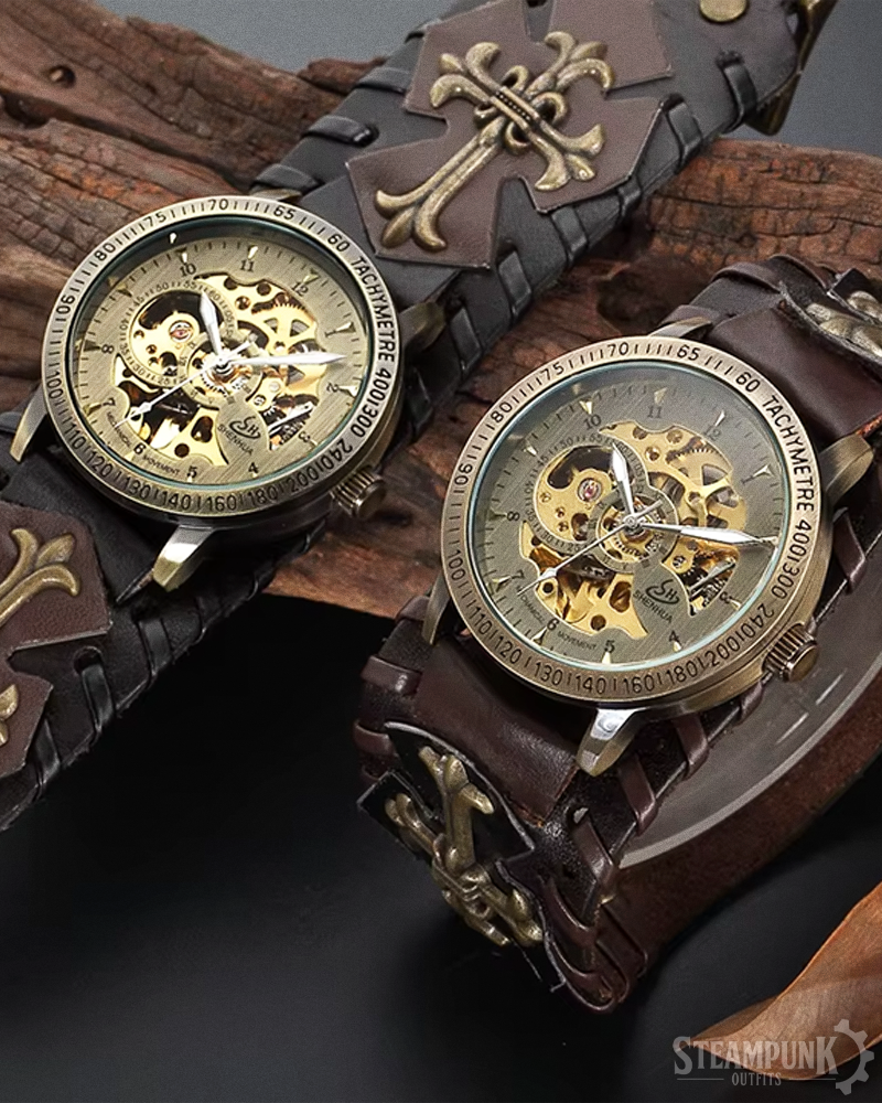 Mens Steampunk Watch