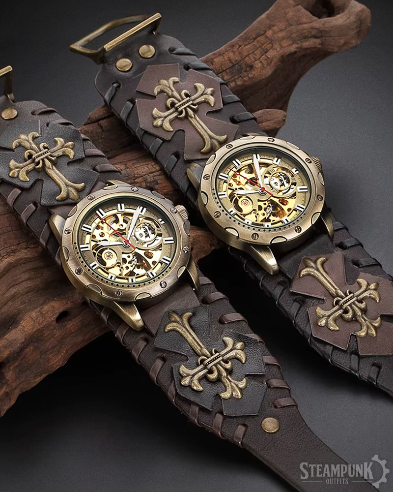 Mens Steampunk Watch