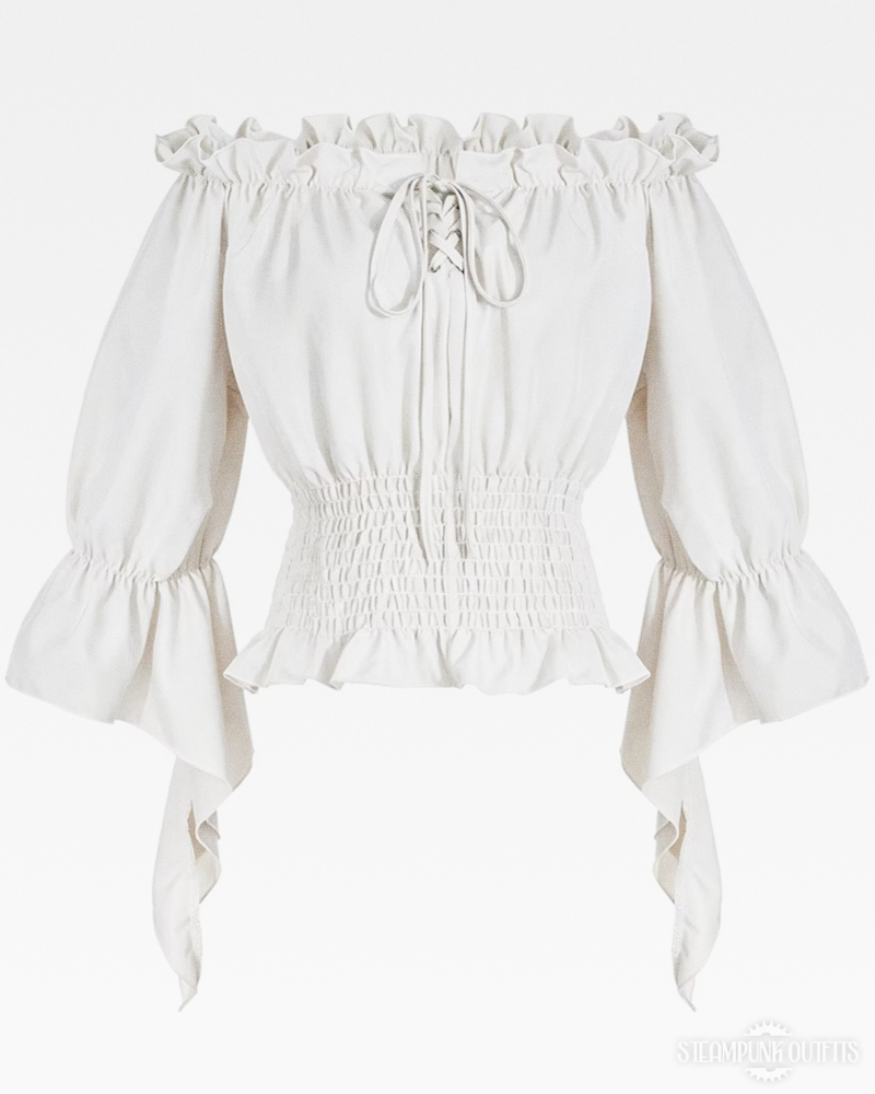 Off The Shoulder Peasant Blouse