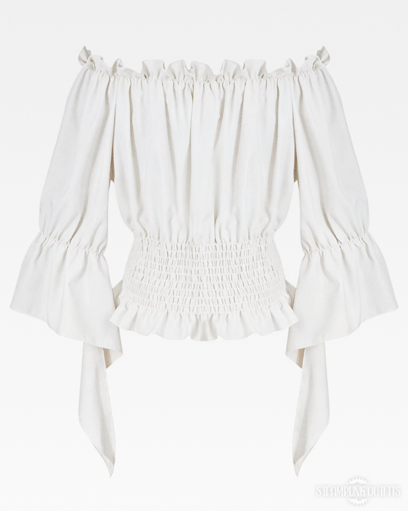 Off The Shoulder Peasant Blouse
