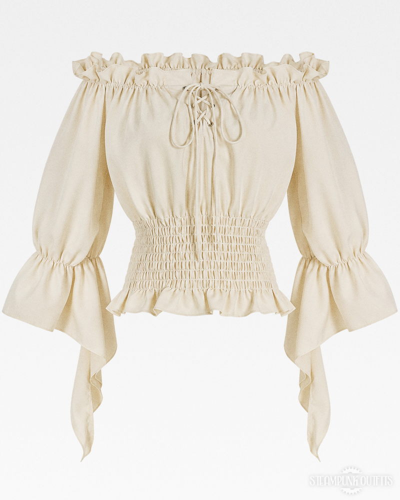 Off The Shoulder Peasant Blouse