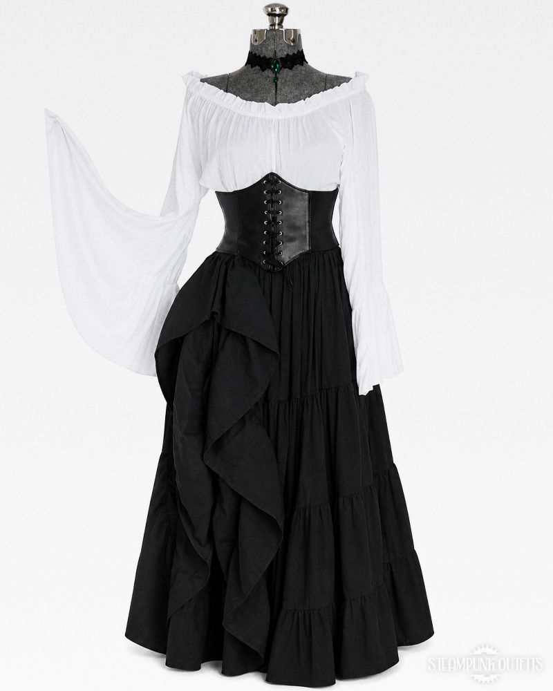 Off The Shoulder Renaissance Dress | Steampunk Outfits Off The Shoulder Renaissance Dress | Steampunk Outfits