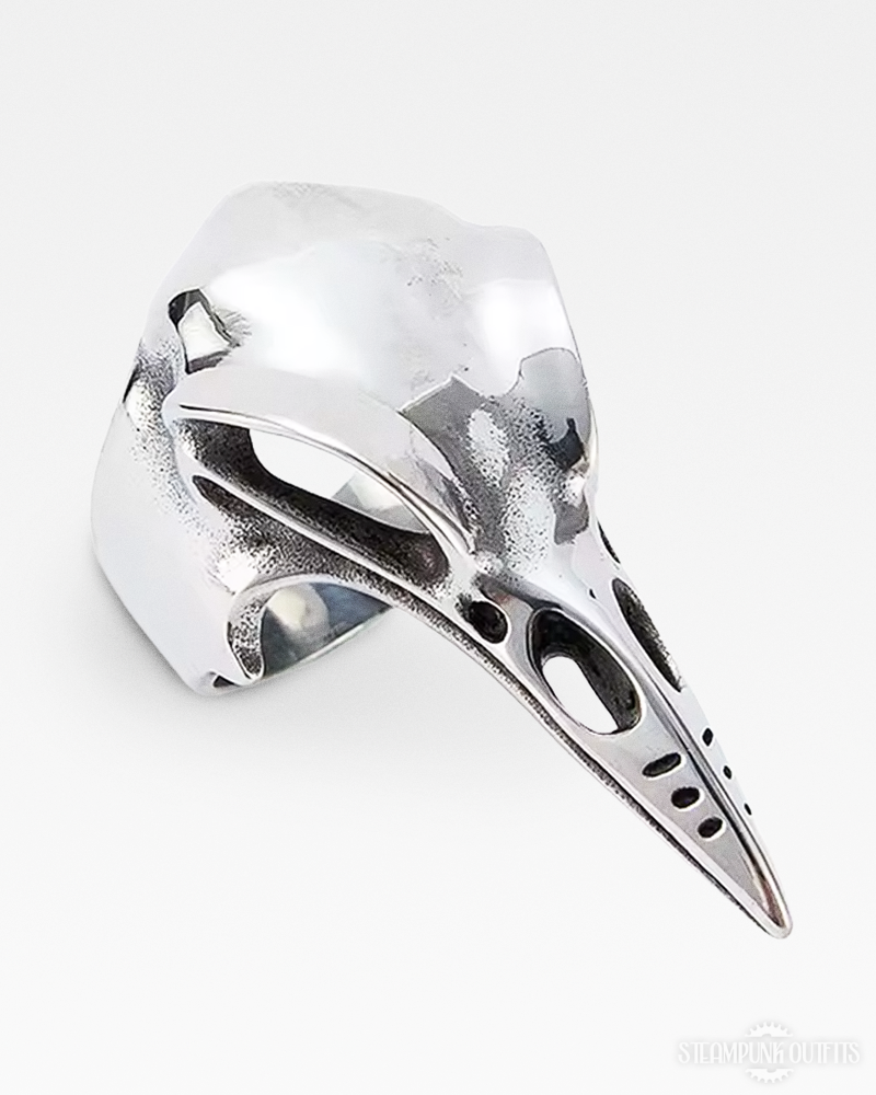 Raven Skull Ring