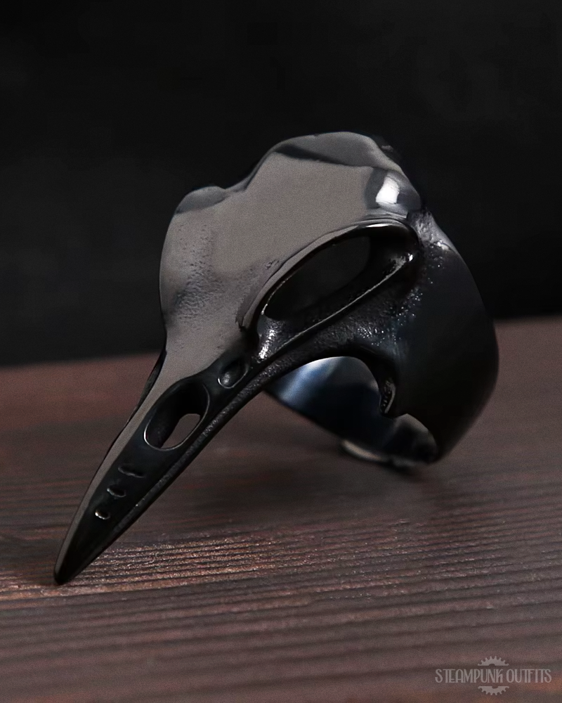 Raven Skull Ring