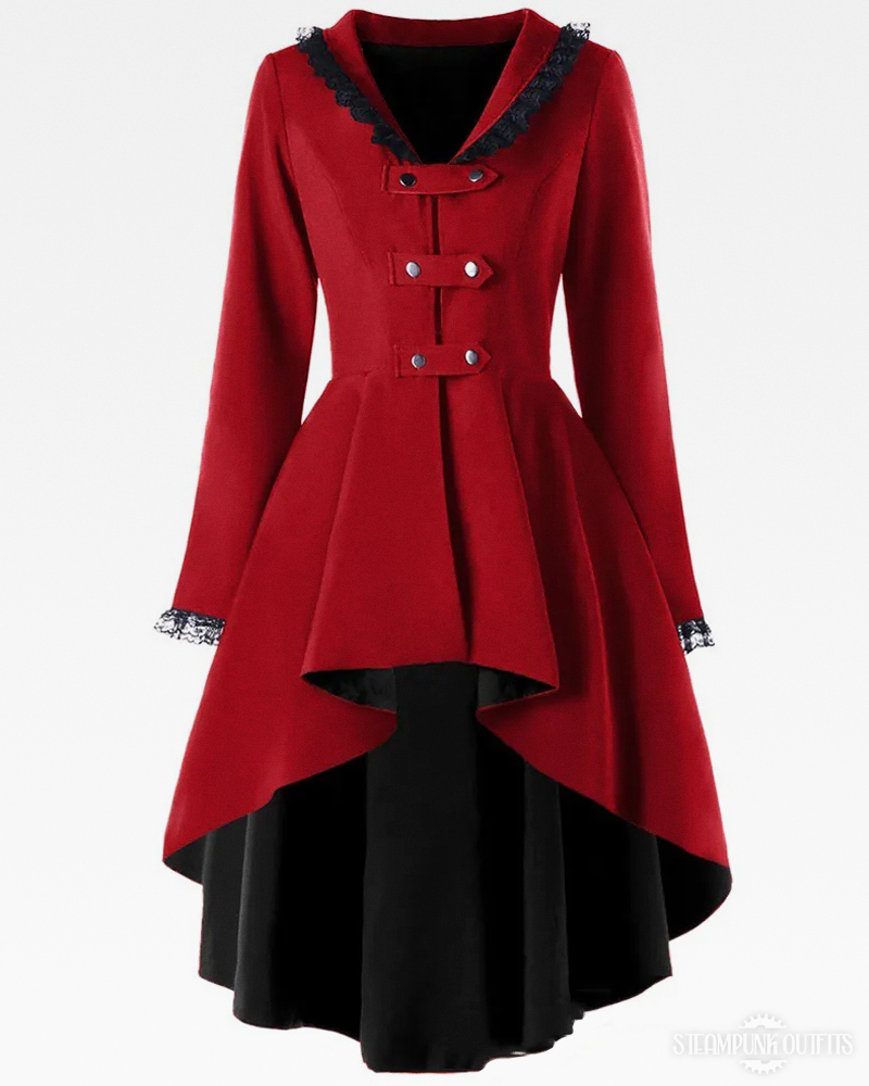 Red Steampunk Coat