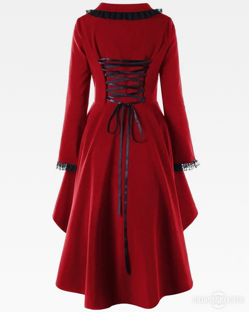 Red Steampunk Coat