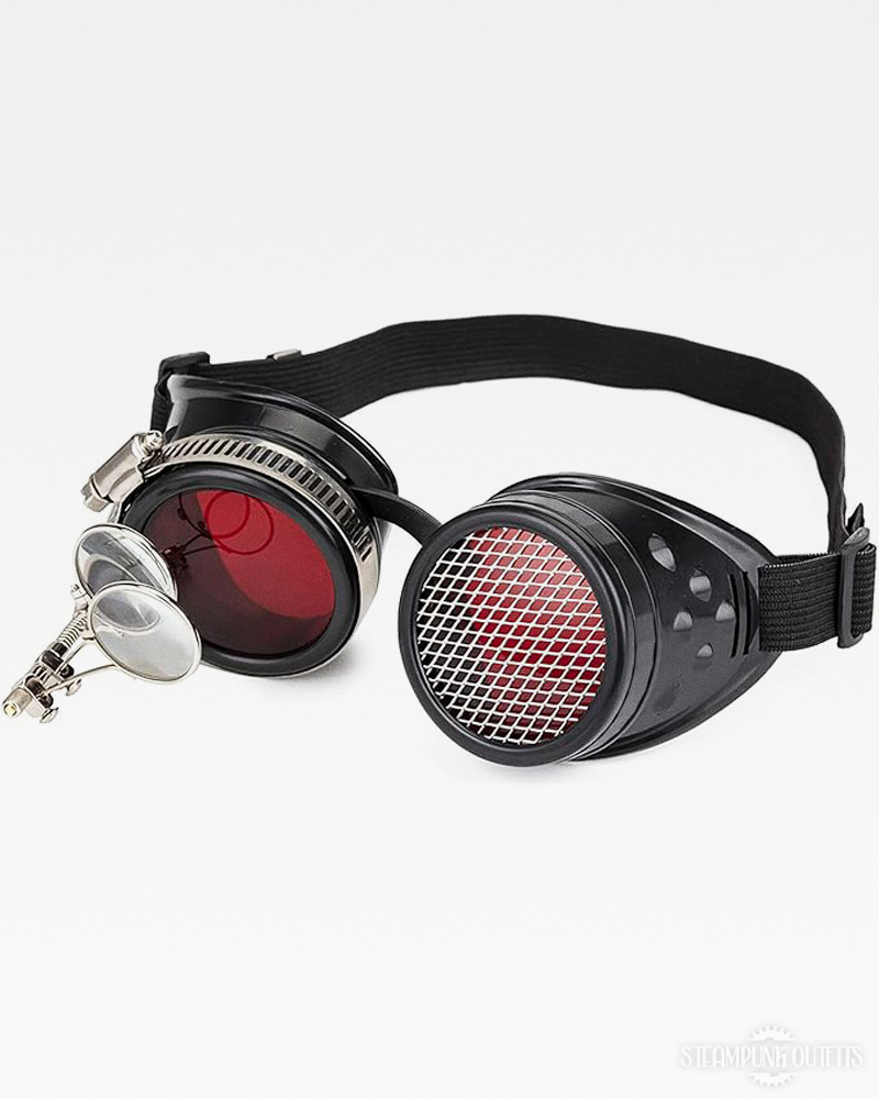 Red Steampunk Goggles