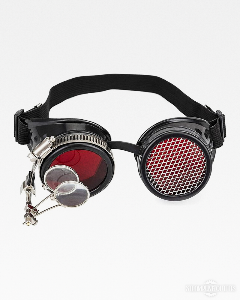 Red Steampunk Goggles