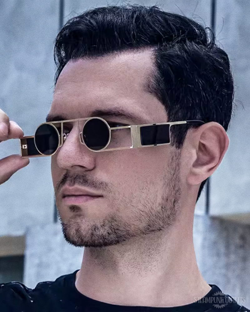 Round Side Shield Sunglasses
