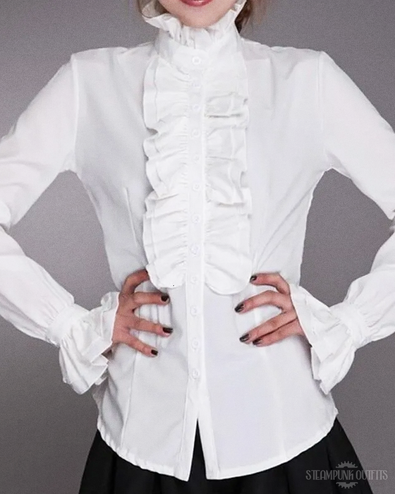 Ruffle Victorian Blouse