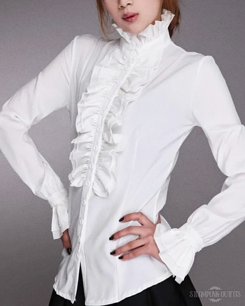 Ruffle Victorian Blouse