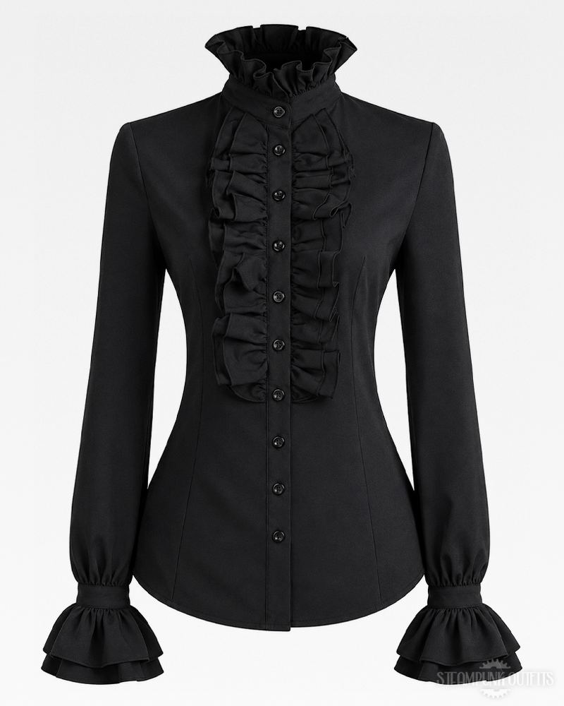 Ruffle Victorian Blouse