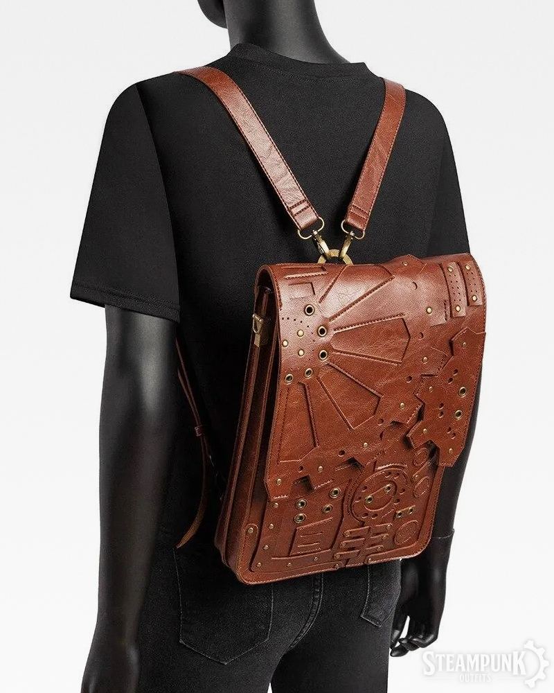 Steampunk Backpack Leather