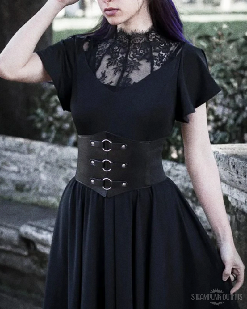 Steampunk Belt With Rings