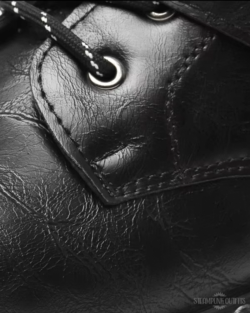 Steampunk Biker Boots