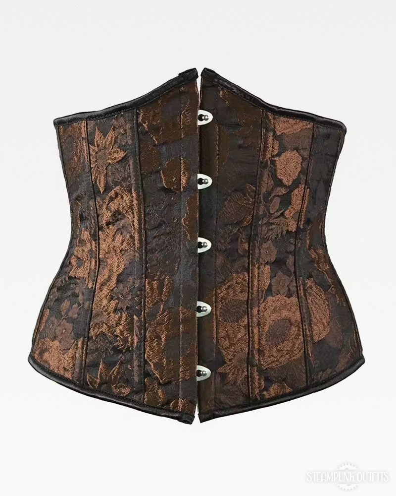 Steampunk Brocade Underbust Corset