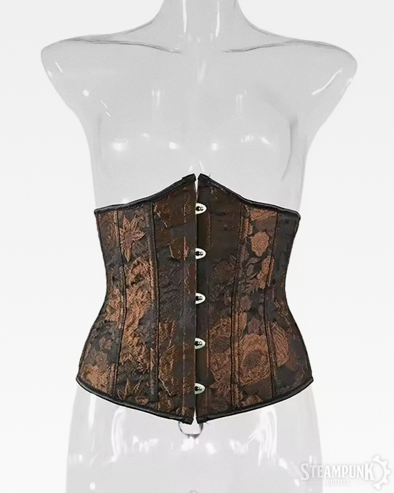 Steampunk Brocade Underbust Corset