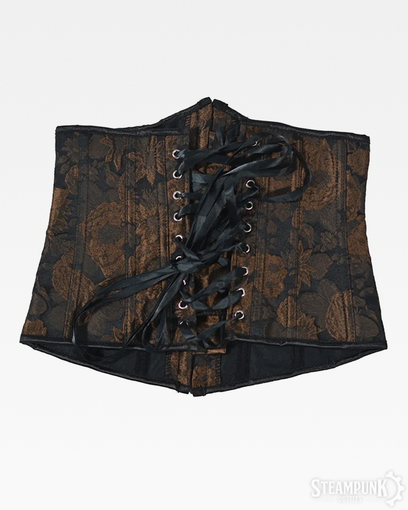 Steampunk Brocade Underbust Corset
