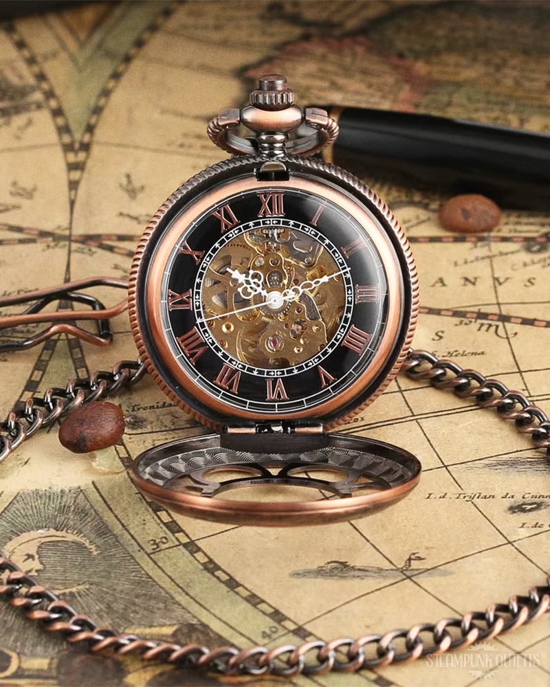 Steampunk Bronze Pocket Watch