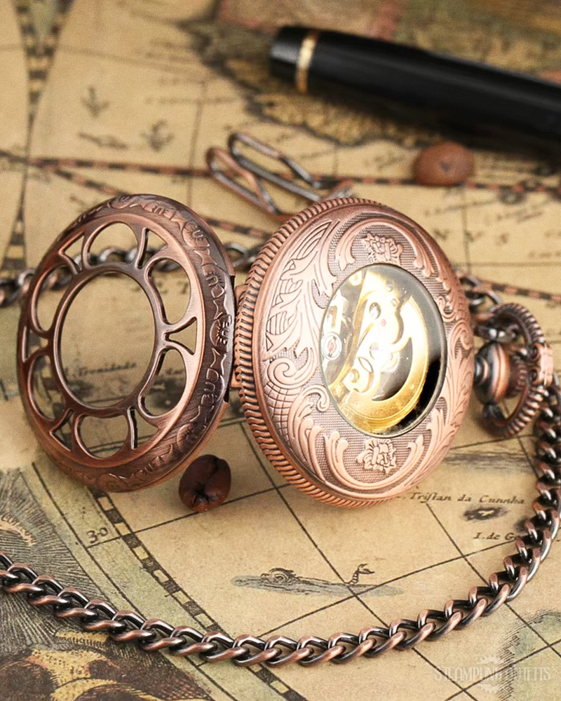 Steampunk Bronze Pocket Watch