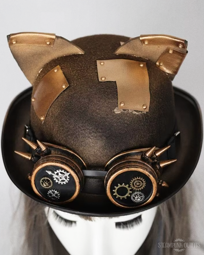 Steampunk Cat Ear Hat