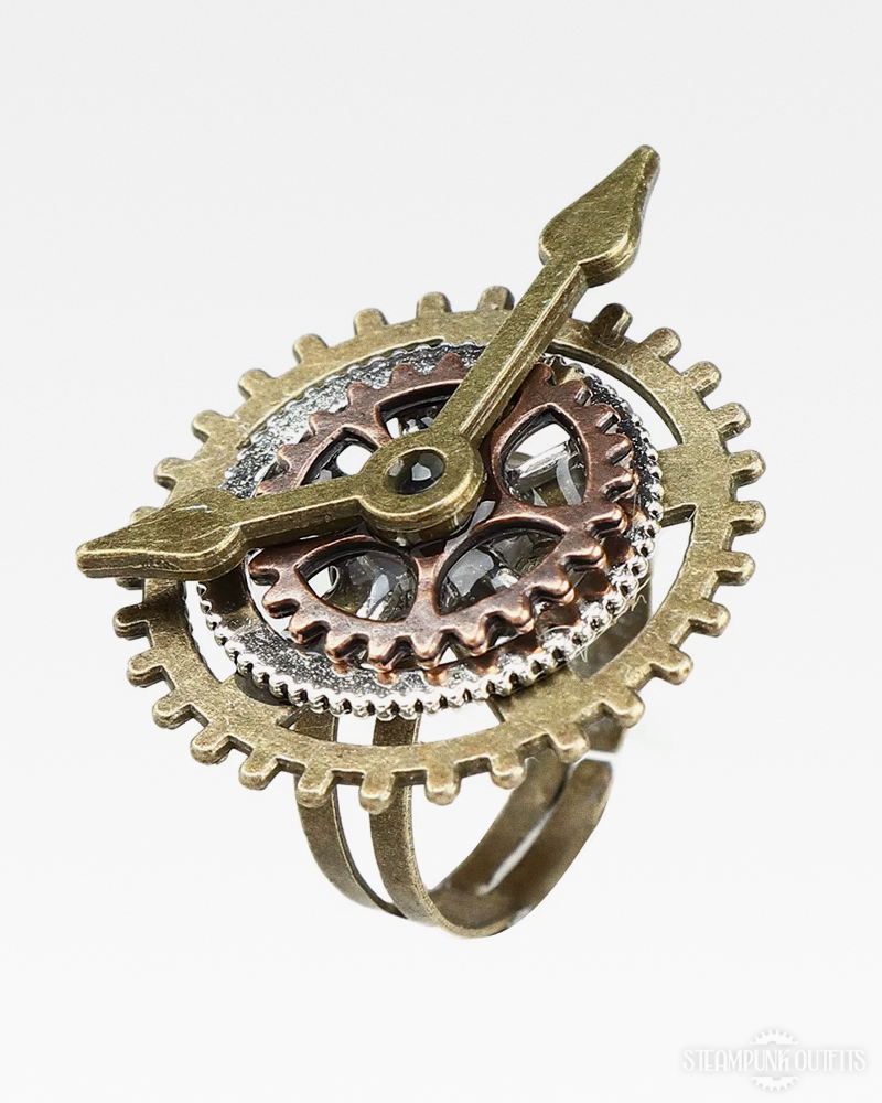 Steampunk Clock Ring
