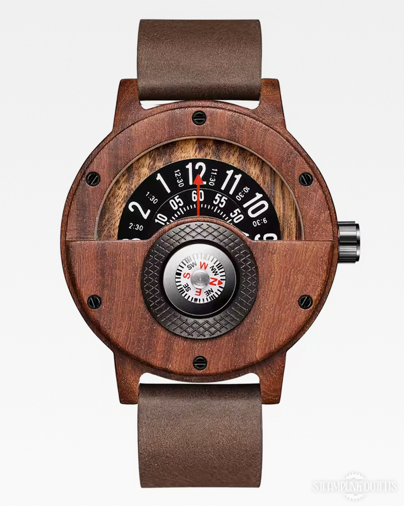 Steampunk Compass Watch