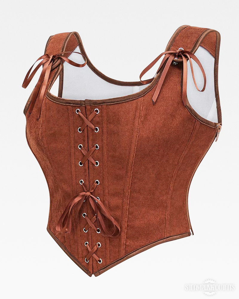 Steampunk Corduroy Corset