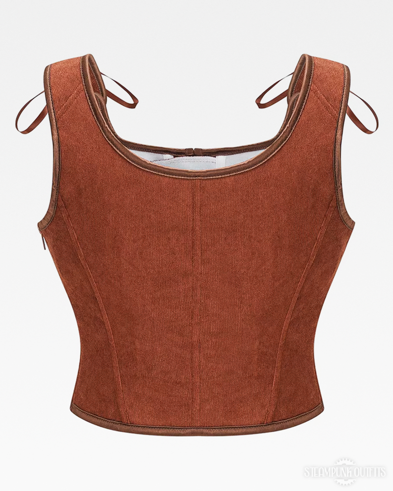 Steampunk Corduroy Corset