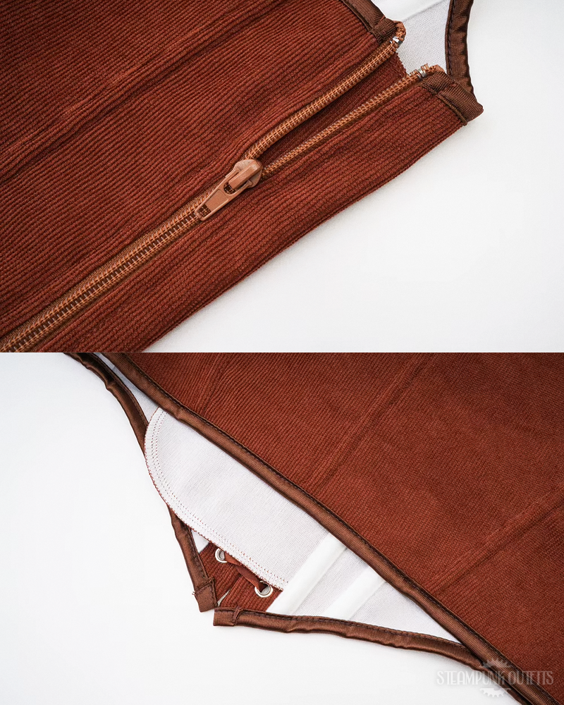 Steampunk Corduroy Corset