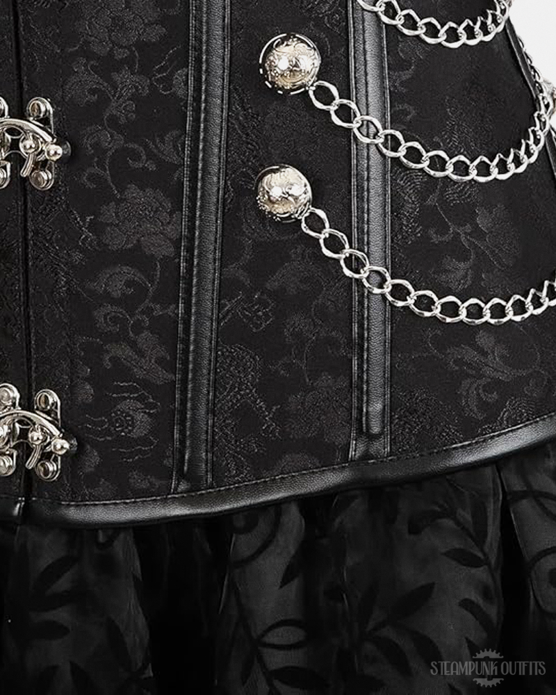 Steampunk Corset With Chains