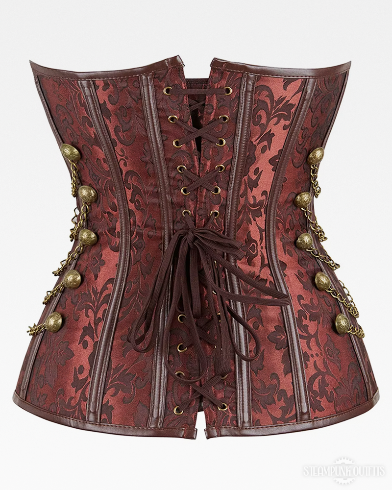 Steampunk Corset With Chains