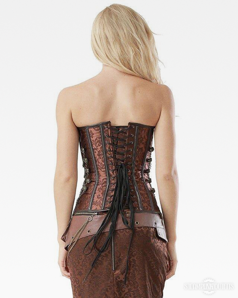 Steampunk Corset With Chains