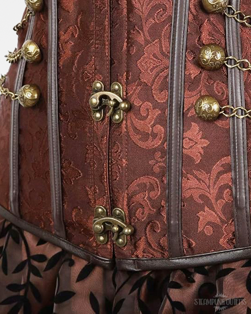 Steampunk Corset With Chains