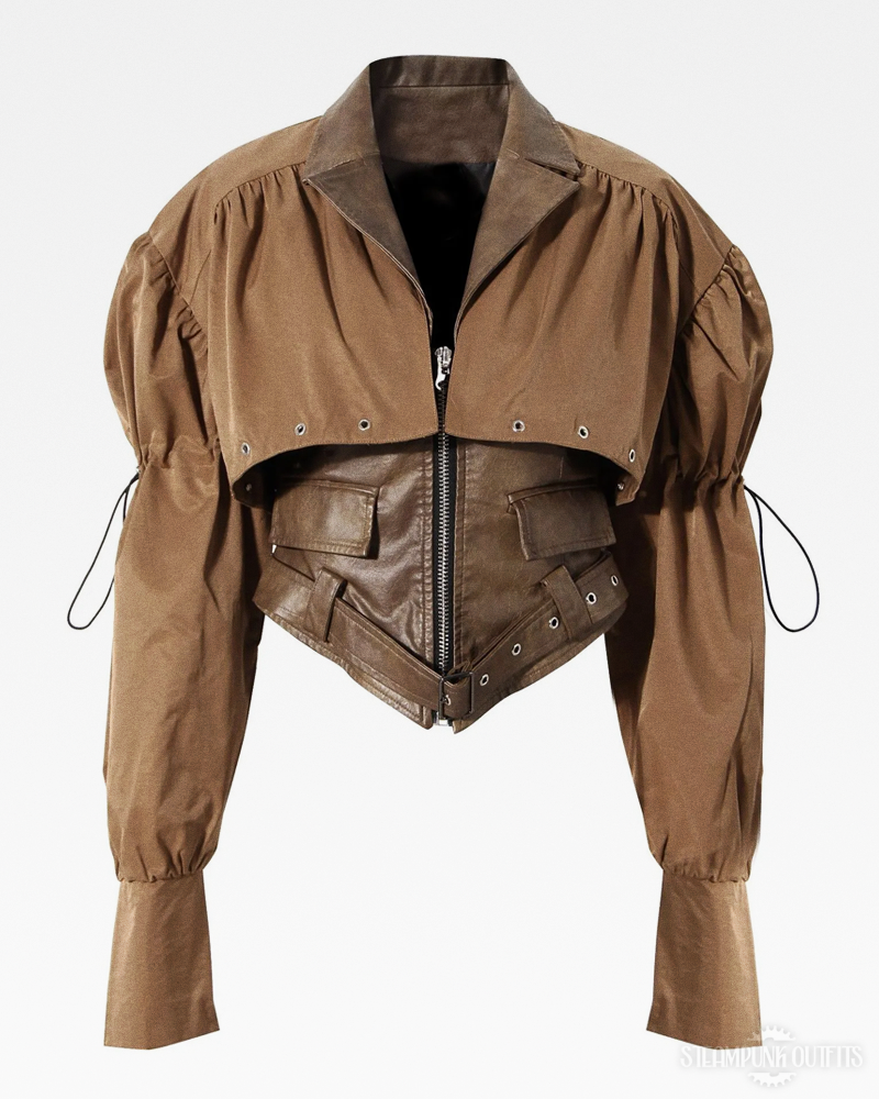 Steampunk Cropped Jacket