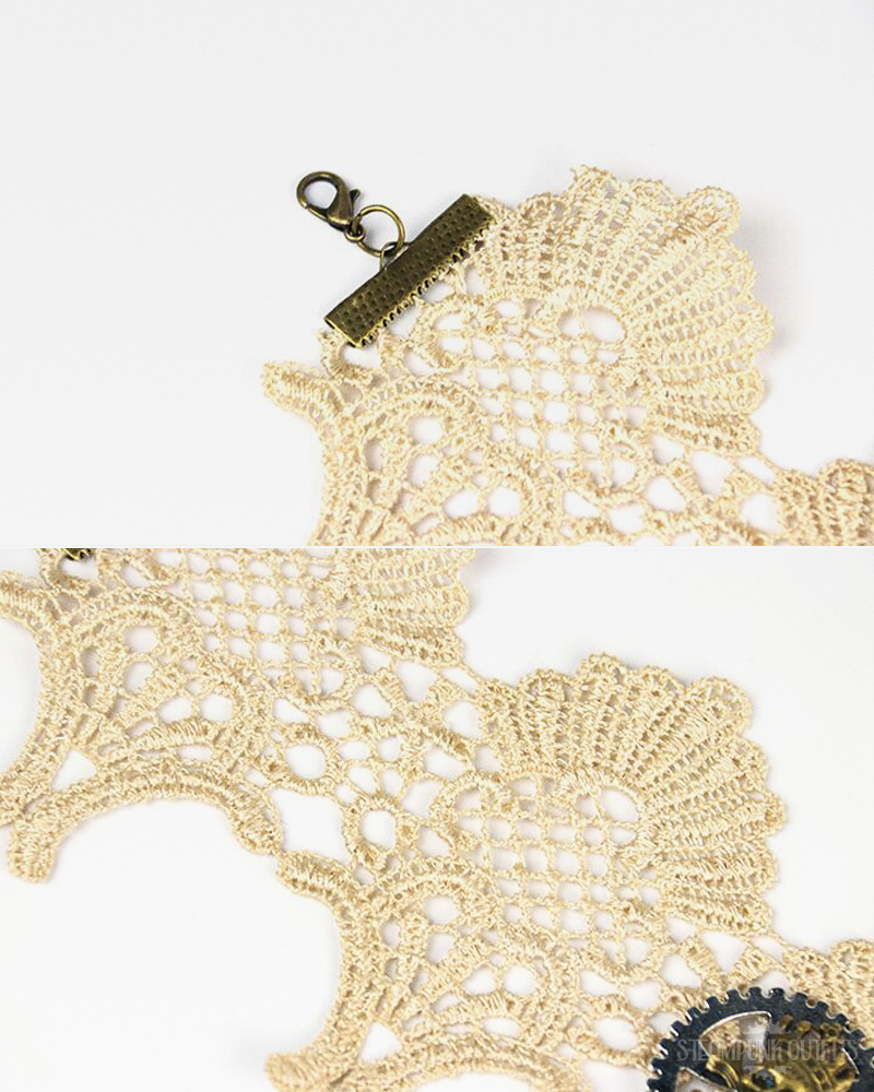 Steampunk Cross Choker